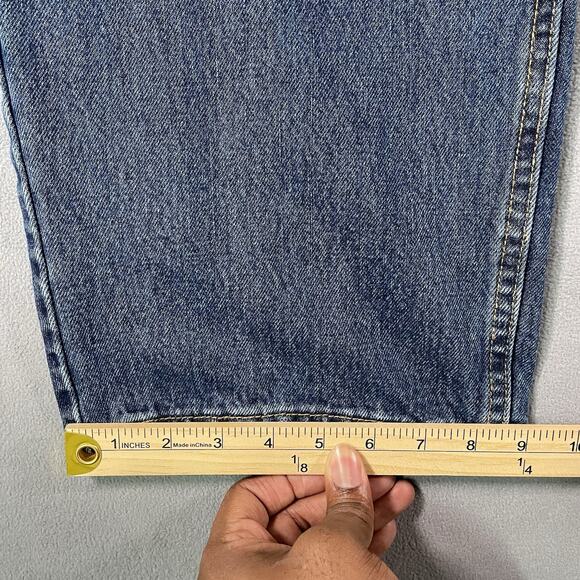 Levi’s 550 Relaxed Fit Tapered Leg Blue Jeans Big & Tall Mens 44x28 Denim Cotton - Picture 3 of 9